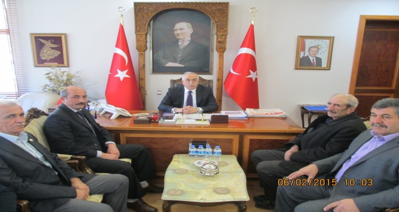 Syn Valimiz Cevdet CAN yönetim kurulumuzu makamında kabul etti