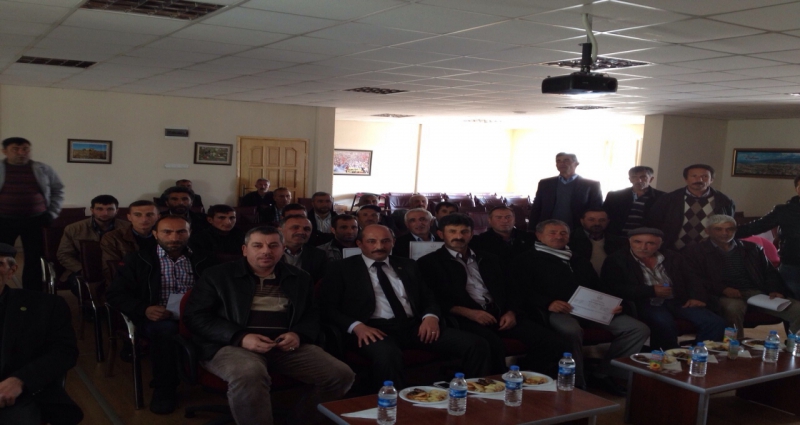 Yönetim Kurulumuz tarafından Erbaa ilçemizde düzenlenen Sürü Yönetimi sertifika dağıtım töreni